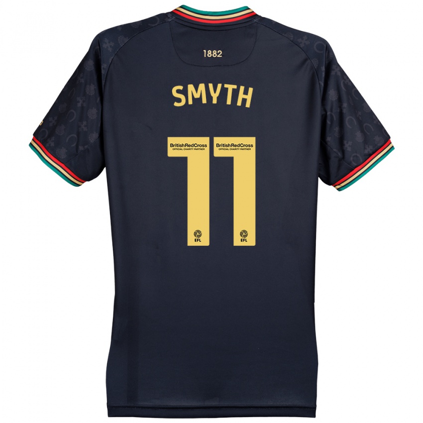 Niño Camiseta Paul Smyth #11 Azul Marino Oscuro 2ª Equipación 2024/25 La Camisa Argentina