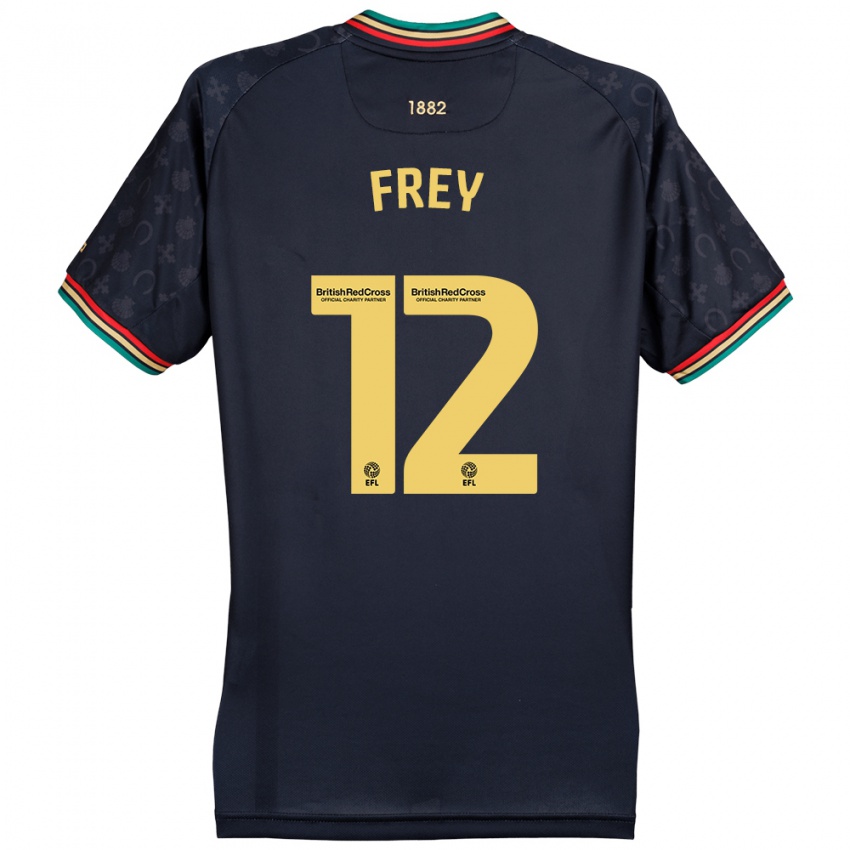 Niño Camiseta Michael Frey #12 Azul Marino Oscuro 2ª Equipación 2024/25 La Camisa Argentina