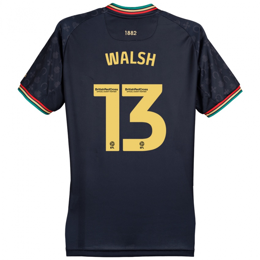 Niño Camiseta Joe Walsh #13 Azul Marino Oscuro 2ª Equipación 2024/25 La Camisa Argentina