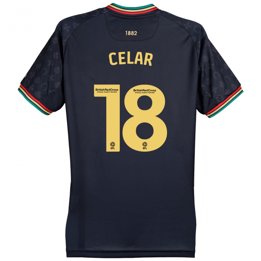 Niño Camiseta Zan Celar #18 Azul Marino Oscuro 2ª Equipación 2024/25 La Camisa Argentina