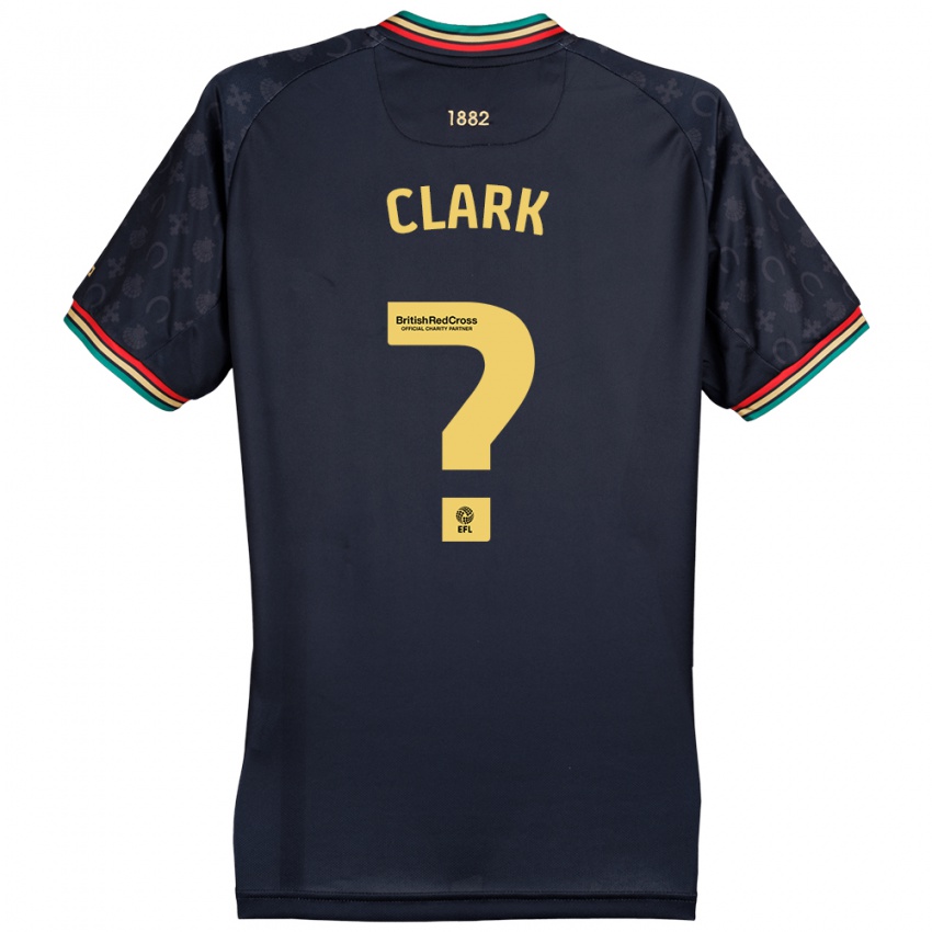 Niño Camiseta Conor Clark #0 Azul Marino Oscuro 2ª Equipación 2024/25 La Camisa Argentina