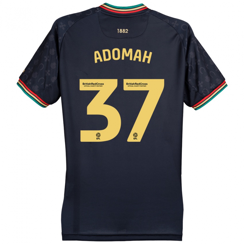 Niño Camiseta Albert Adomah #37 Azul Marino Oscuro 2ª Equipación 2024/25 La Camisa Argentina