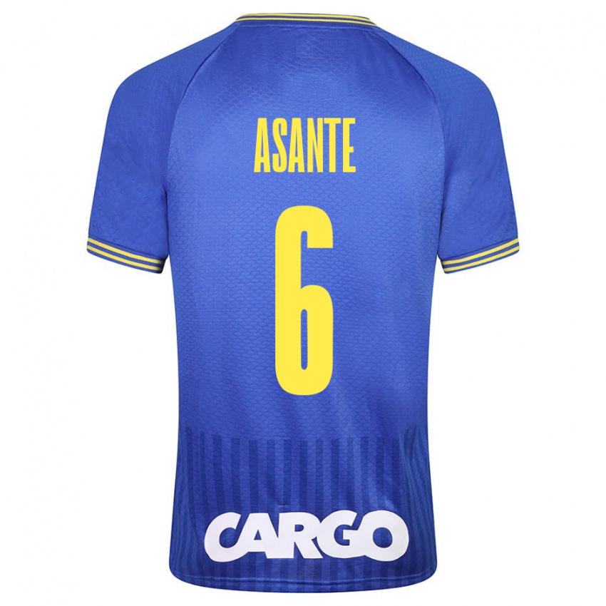 Niño Camiseta Tyrese Asante #6 Blanco 2ª Equipación 2024/25 La Camisa Argentina