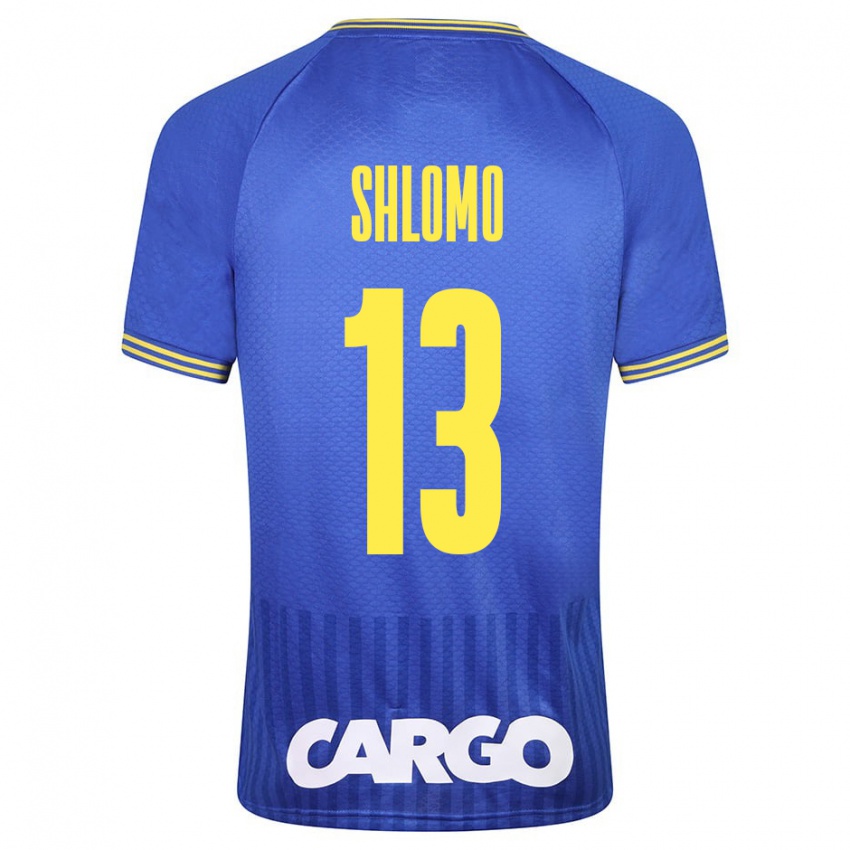 Niño Camiseta Raz Shlomo #13 Blanco 2ª Equipación 2024/25 La Camisa Argentina