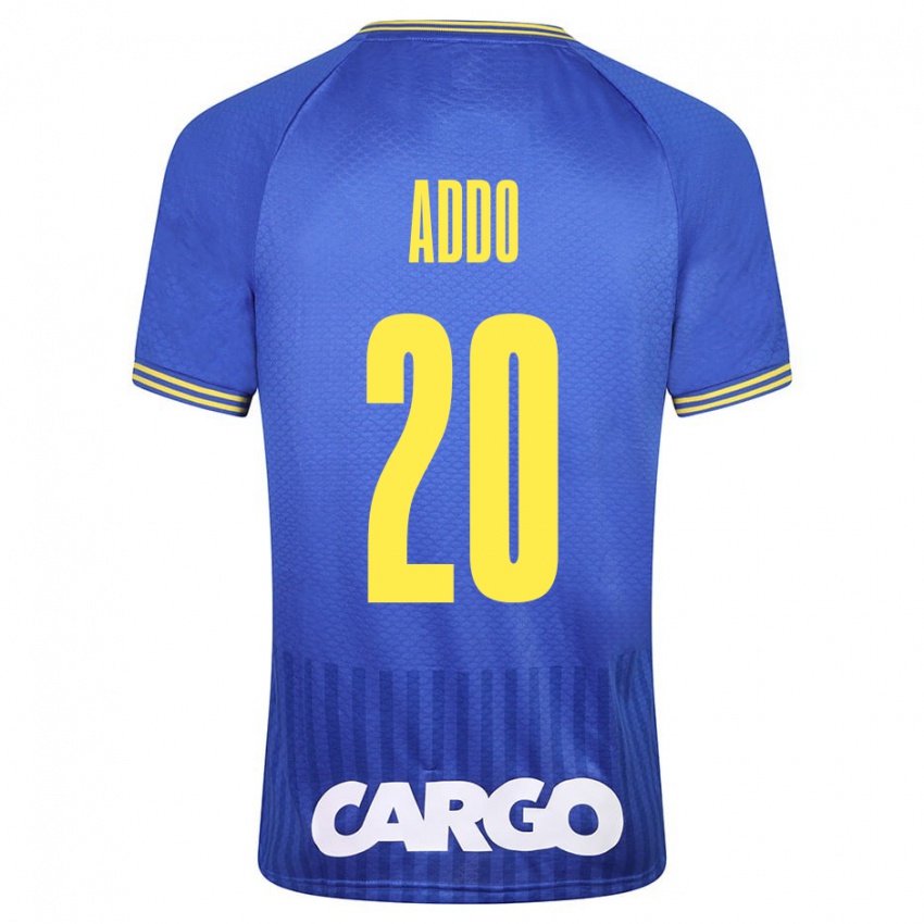 Niño Camiseta Henry Addo #20 Blanco 2ª Equipación 2024/25 La Camisa Argentina