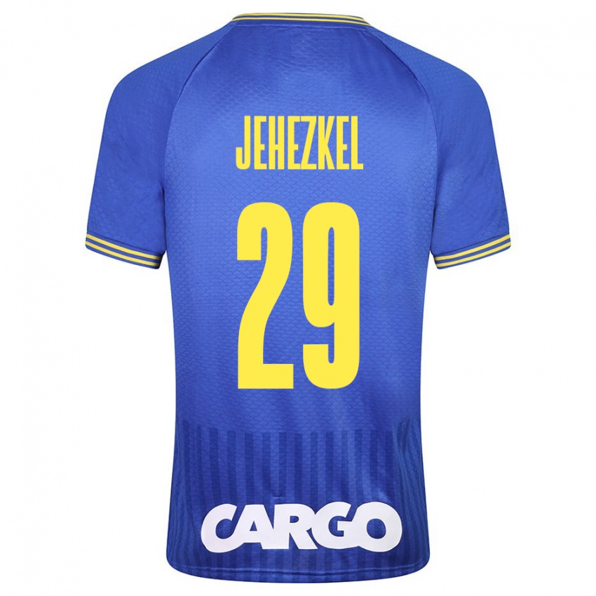 Niño Camiseta Sagiv Jehezkel #29 Blanco 2ª Equipación 2024/25 La Camisa Argentina