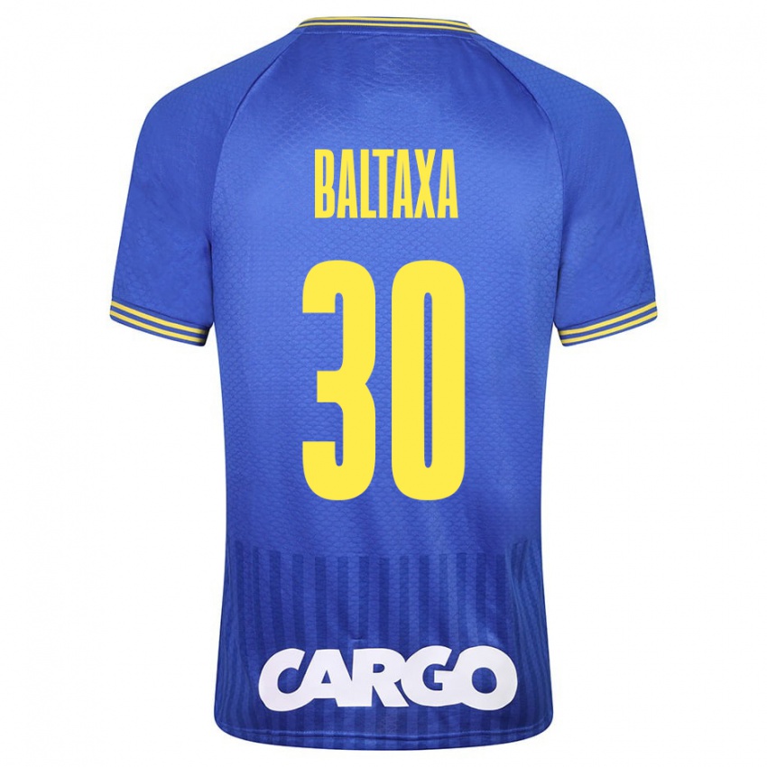 Niño Camiseta Matan Baltaxa #30 Blanco 2ª Equipación 2024/25 La Camisa Argentina