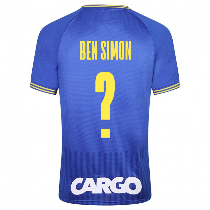 Niño Camiseta Ilay Ben Simon #0 Blanco 2ª Equipación 2024/25 La Camisa Argentina