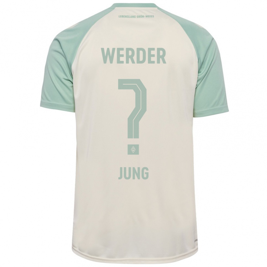 Niño Camiseta Hugo Jung #0 Blanquecino Verde Claro 2ª Equipación 2024/25 La Camisa Argentina