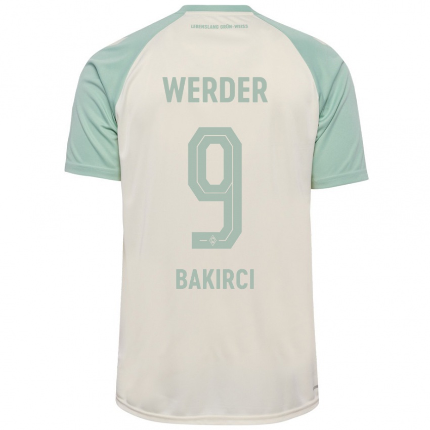 Niño Camiseta Yunus Bakirci #9 Blanquecino Verde Claro 2ª Equipación 2024/25 La Camisa Argentina