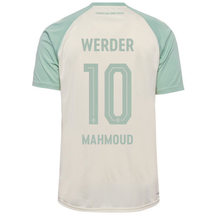 Niño Camiseta Tuana Mahmoud #10 Blanquecino Verde Claro 2ª Equipación 2024/25 La Camisa Argentina