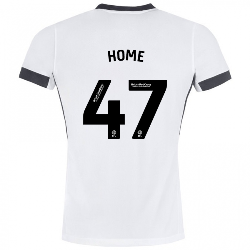 Niño Camiseta Josh Home #47 Blanco Negro 2ª Equipación 2024/25 La Camisa Argentina