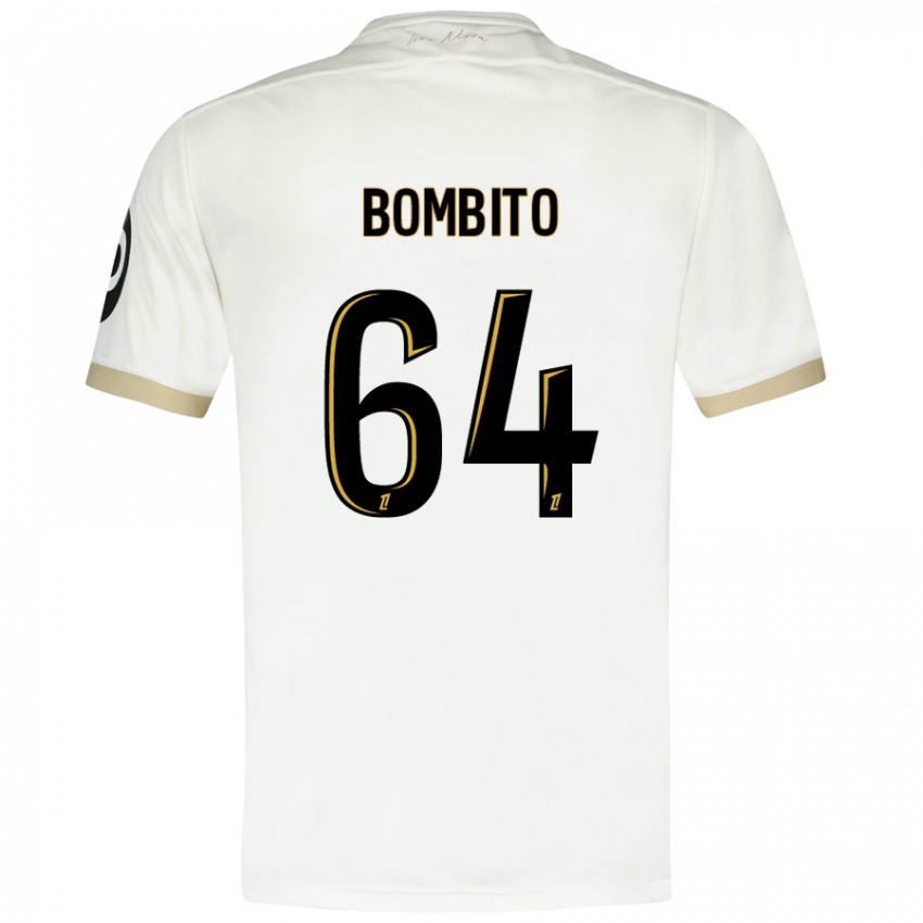 Niño Camiseta Moïse Bombito #64 Blanco Dorado 2ª Equipación 2024/25 La Camisa Argentina