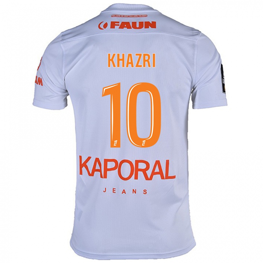 Niño Camiseta Wahbi Khazri #10 Blanco 2ª Equipación 2024/25 La Camisa Argentina