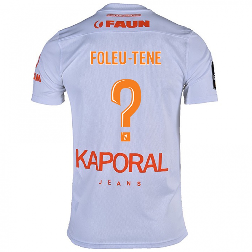 Niño Camiseta Kévin Foleu-Tene #0 Blanco 2ª Equipación 2024/25 La Camisa Argentina