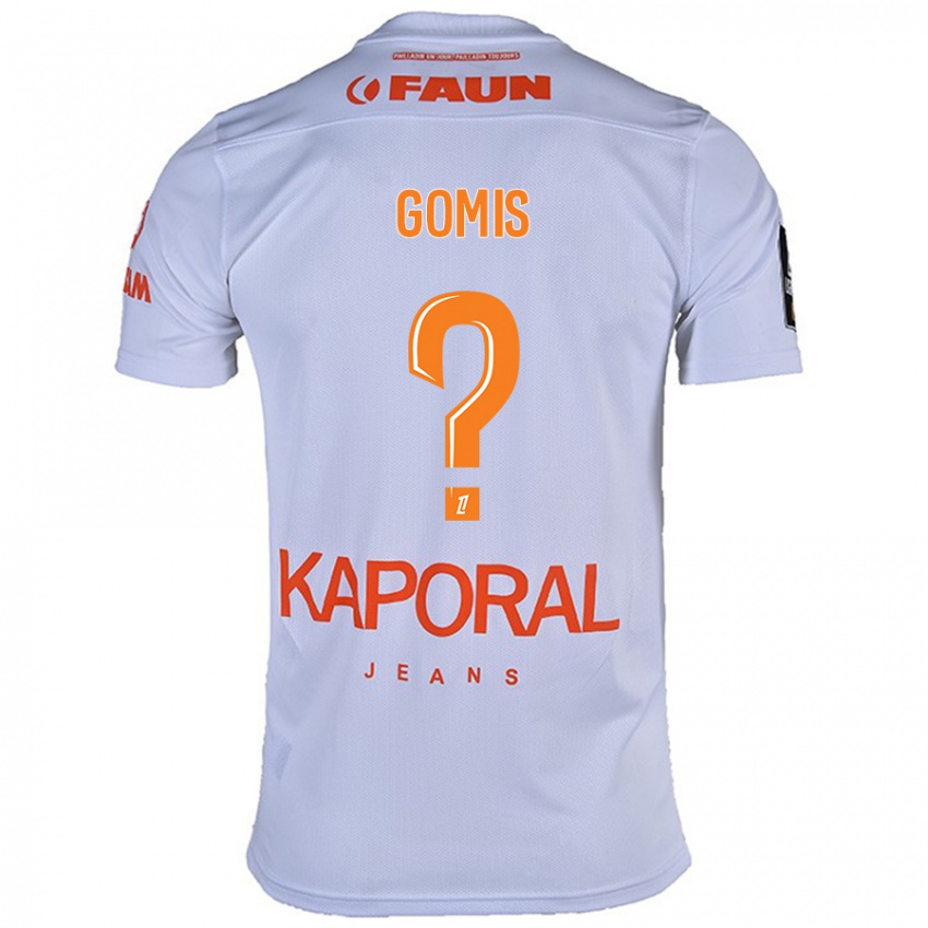 Niño Camiseta Kabissan Gomis #0 Blanco 2ª Equipación 2024/25 La Camisa Argentina