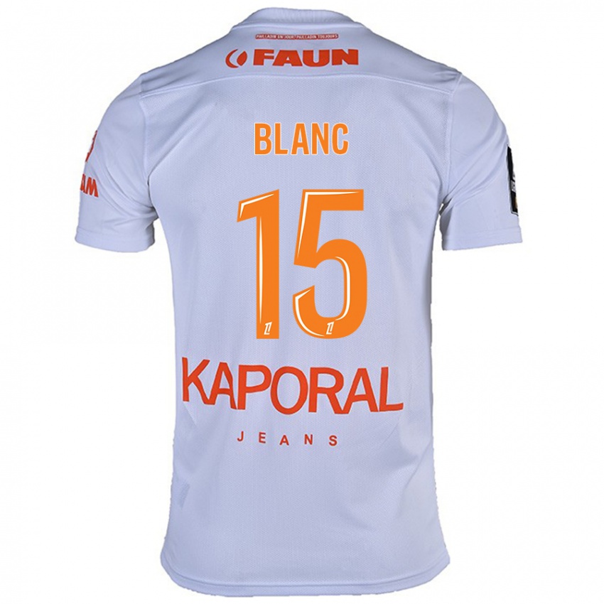 Niño Camiseta Cyrielle Blanc #15 Blanco 2ª Equipación 2024/25 La Camisa Argentina