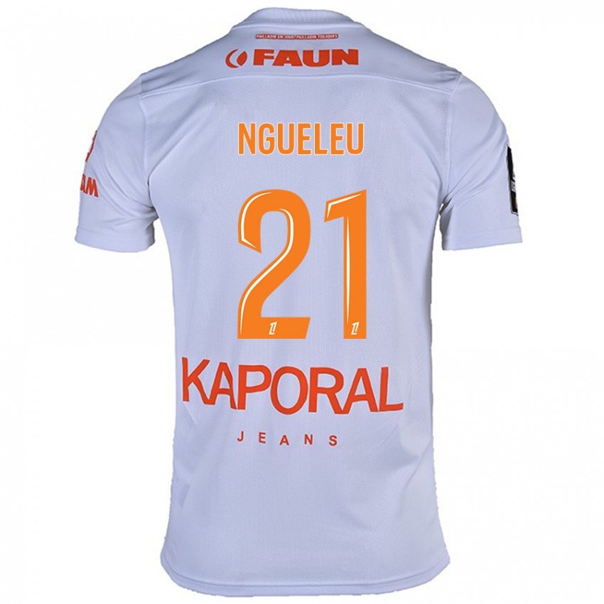 Niño Camiseta Nina Ngueleu #21 Blanco 2ª Equipación 2024/25 La Camisa Argentina