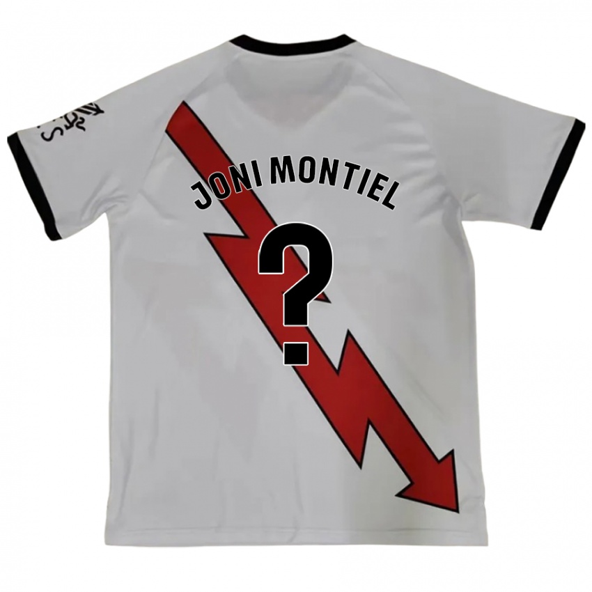 Niño Camiseta Joni Montiel #0 Rojo 2ª Equipación 2024/25 La Camisa Argentina