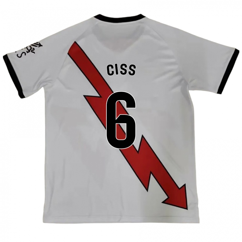 Niño Camiseta Pathé Ciss #6 Rojo 2ª Equipación 2024/25 La Camisa Argentina