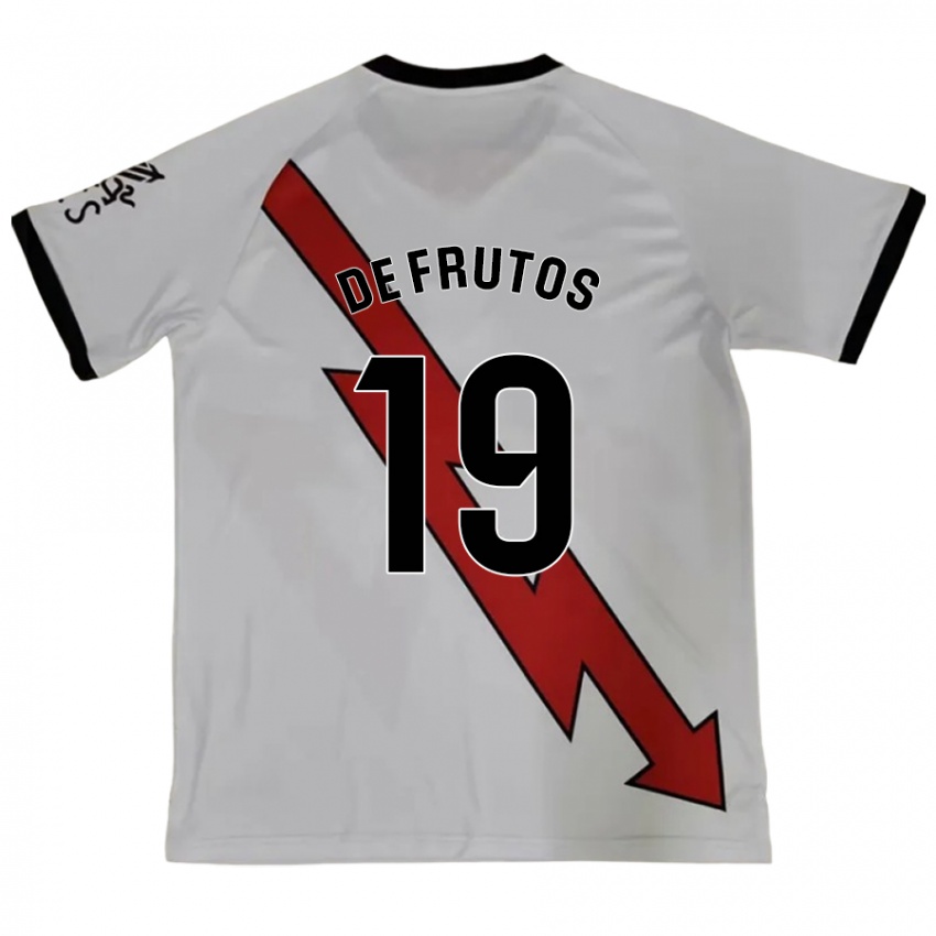 Niño Camiseta Jorge De Frutos #19 Rojo 2ª Equipación 2024/25 La Camisa Argentina