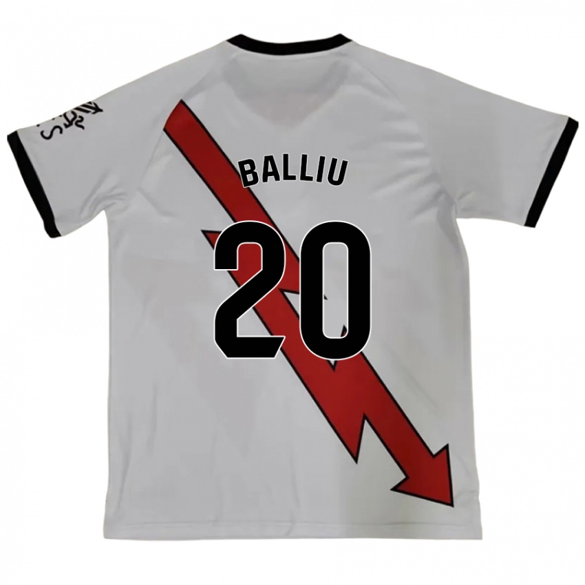 Niño Camiseta Iván Balliu #20 Rojo 2ª Equipación 2024/25 La Camisa Argentina