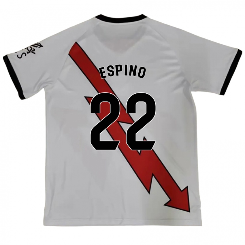 Niño Camiseta Alfonso Espino #22 Rojo 2ª Equipación 2024/25 La Camisa Argentina