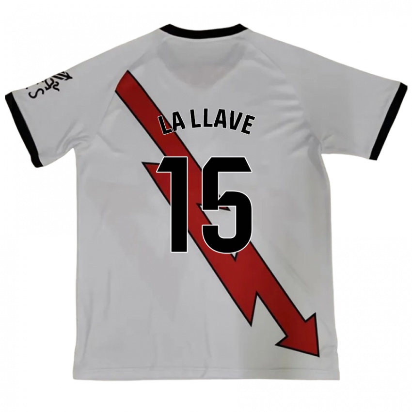 Niño Camiseta Kevin De La Llave #15 Rojo 2ª Equipación 2024/25 La Camisa Argentina