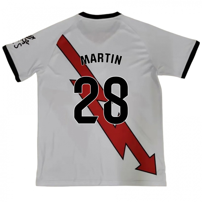 Niño Camiseta Pablo Martín #28 Rojo 2ª Equipación 2024/25 La Camisa Argentina