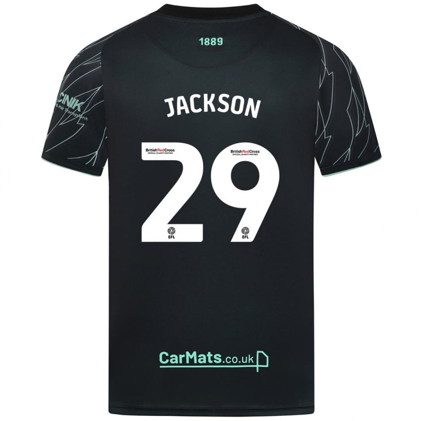 Niño Camiseta Fallon Olivia Connolly-Jackson #29 Negro Verde 2ª Equipación 2024/25 La Camisa Argentina