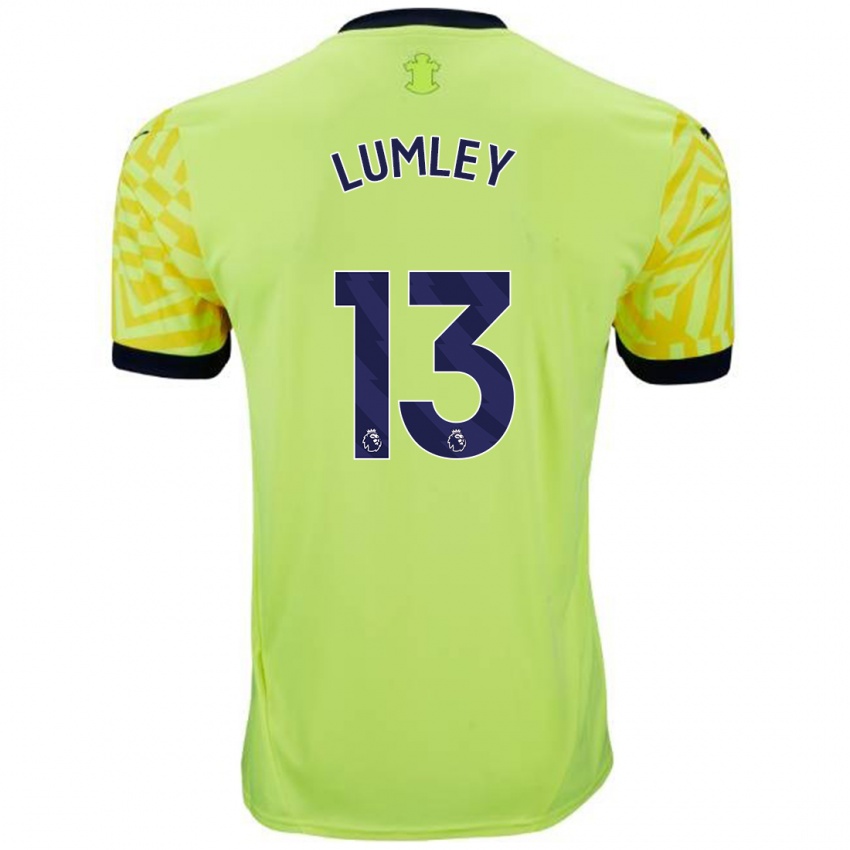 Niño Camiseta Joe Lumley #13 Amarillo 2ª Equipación 2024/25 La Camisa Argentina