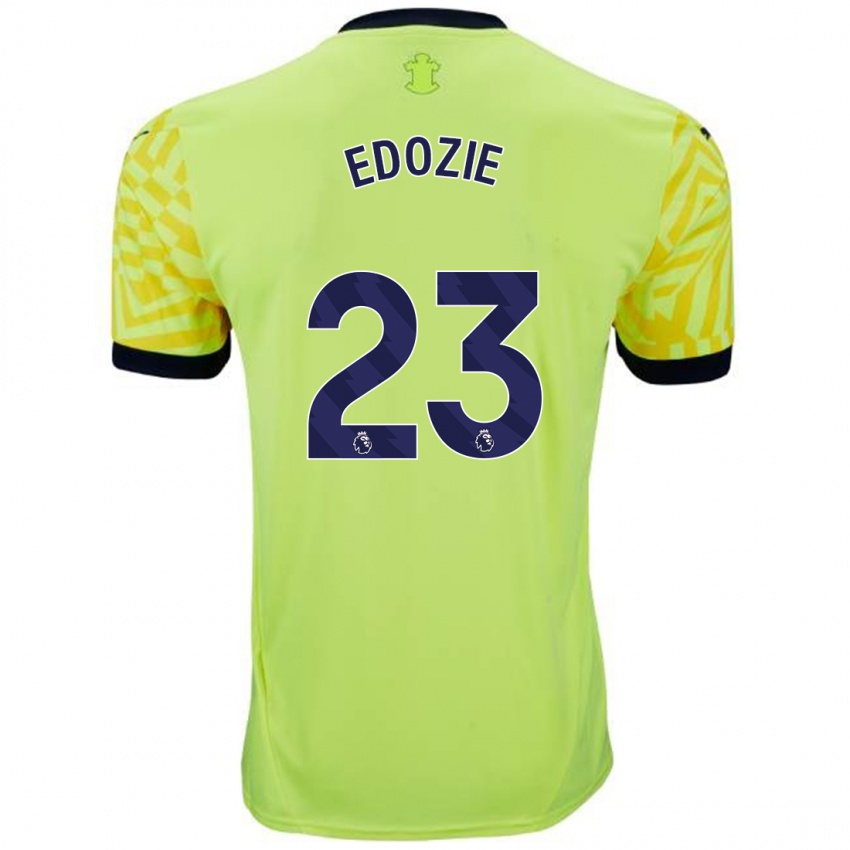 Niño Camiseta Samuel Edozie #23 Amarillo 2ª Equipación 2024/25 La Camisa Argentina