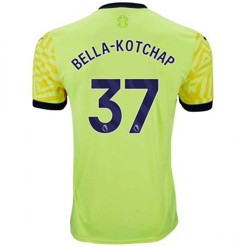 Niño Camiseta Armel Bella-Kotchap #37 Amarillo 2ª Equipación 2024/25 La Camisa Argentina