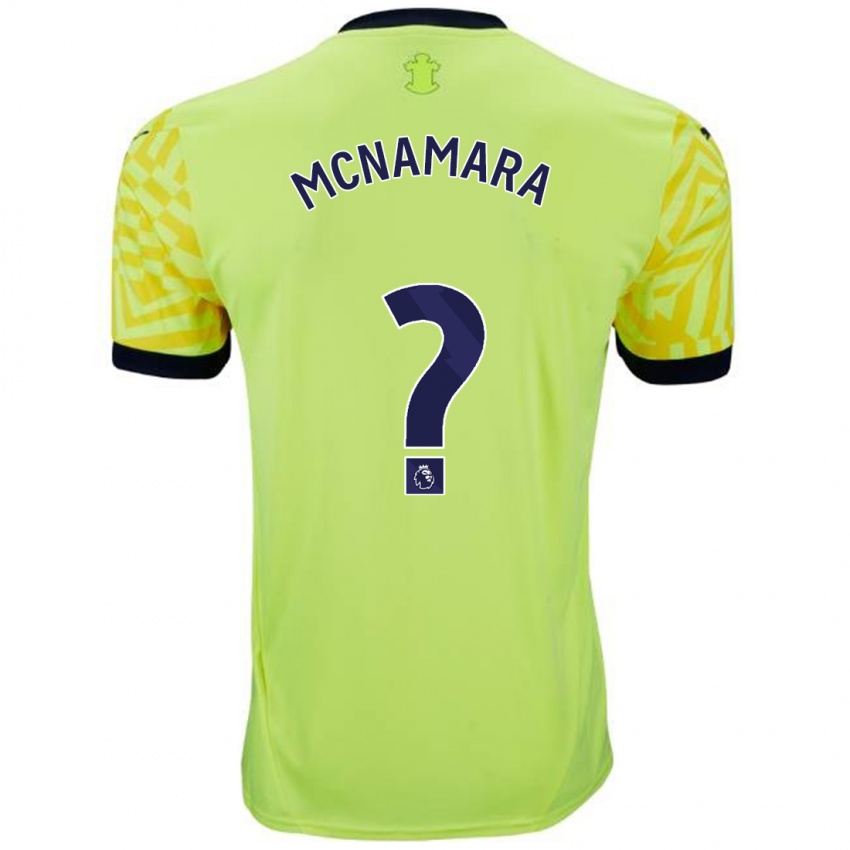 Niño Camiseta Josh Mcnamara #0 Amarillo 2ª Equipación 2024/25 La Camisa Argentina