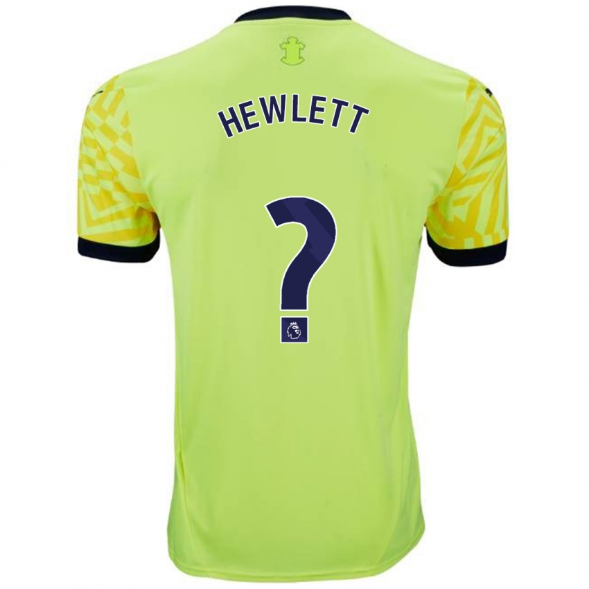 Niño Camiseta Jem Hewlett #0 Amarillo 2ª Equipación 2024/25 La Camisa Argentina