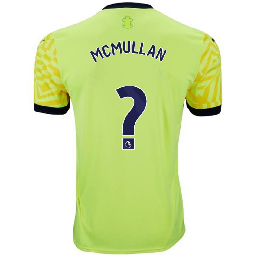 Niño Camiseta Korban Mcmullan #0 Amarillo 2ª Equipación 2024/25 La Camisa Argentina