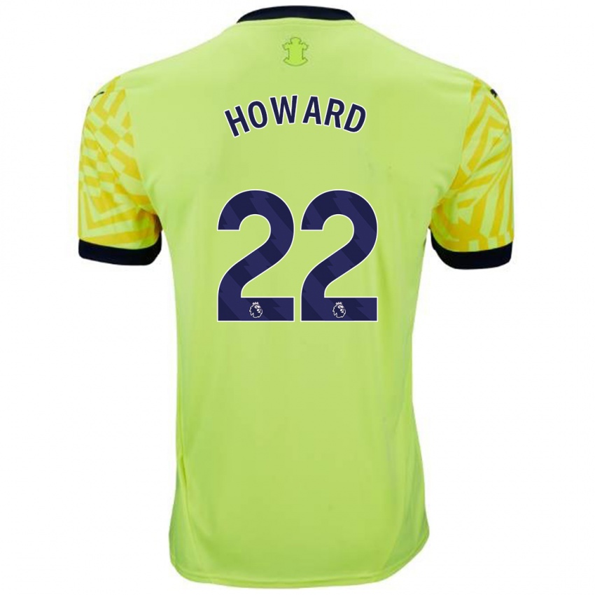 Niño Camiseta Bethany-May Howard #22 Amarillo 2ª Equipación 2024/25 La Camisa Argentina