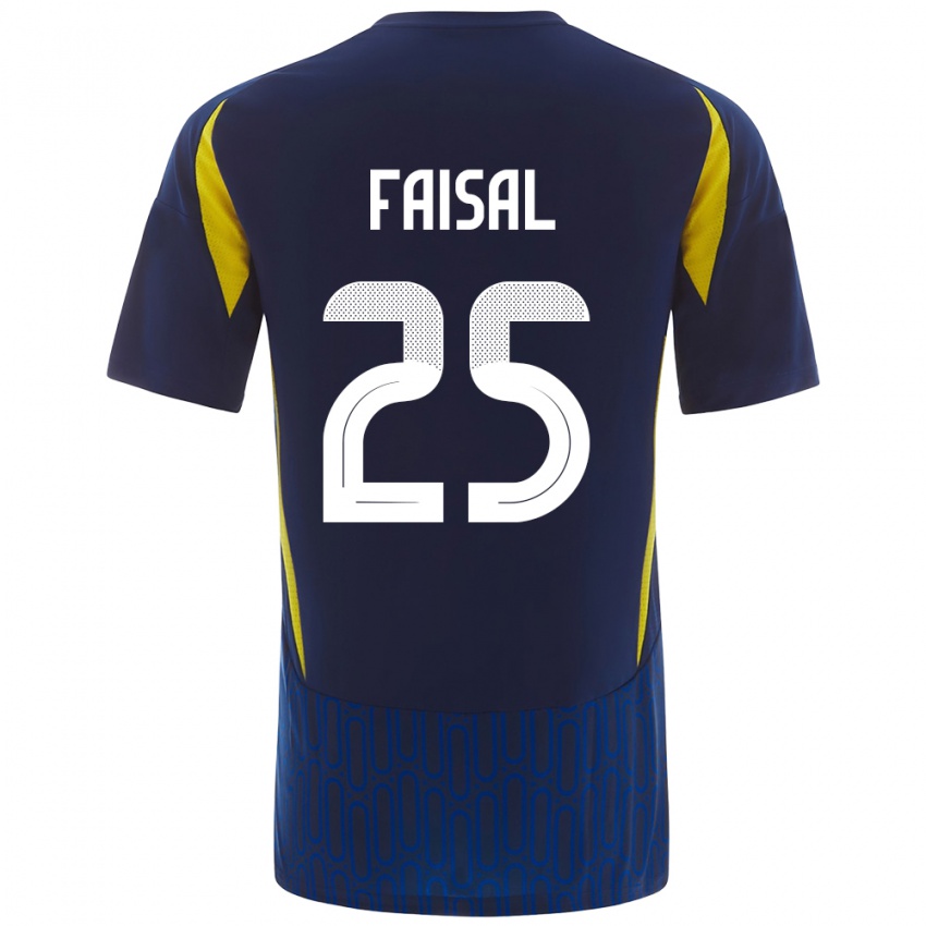 Niño Camiseta Samira Faisal #25 Azul Amarillo 2ª Equipación 2024/25 La Camisa Argentina