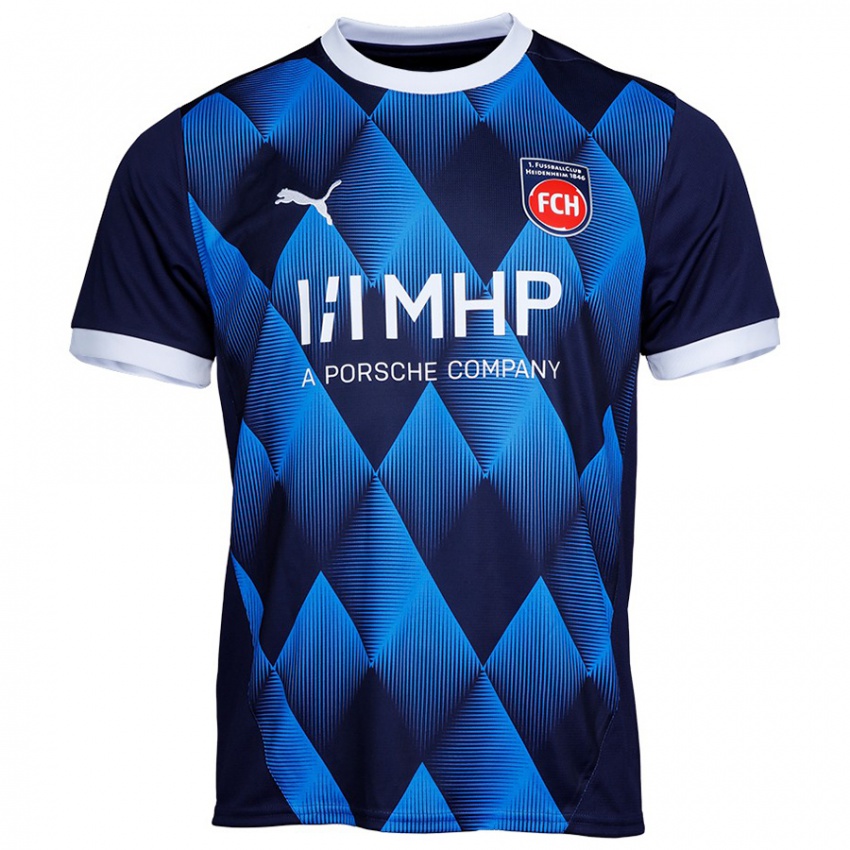 Niño Camiseta Maximilian Breunig #14 Azul Marino Oscuro 2ª Equipación 2024/25 La Camisa Argentina