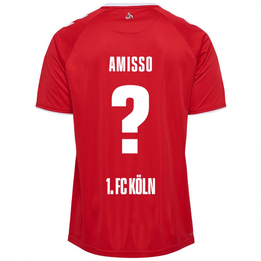 Niño Camiseta Gabriel Amisso #0 Rojo Blanco 2ª Equipación 2024/25 La Camisa Argentina