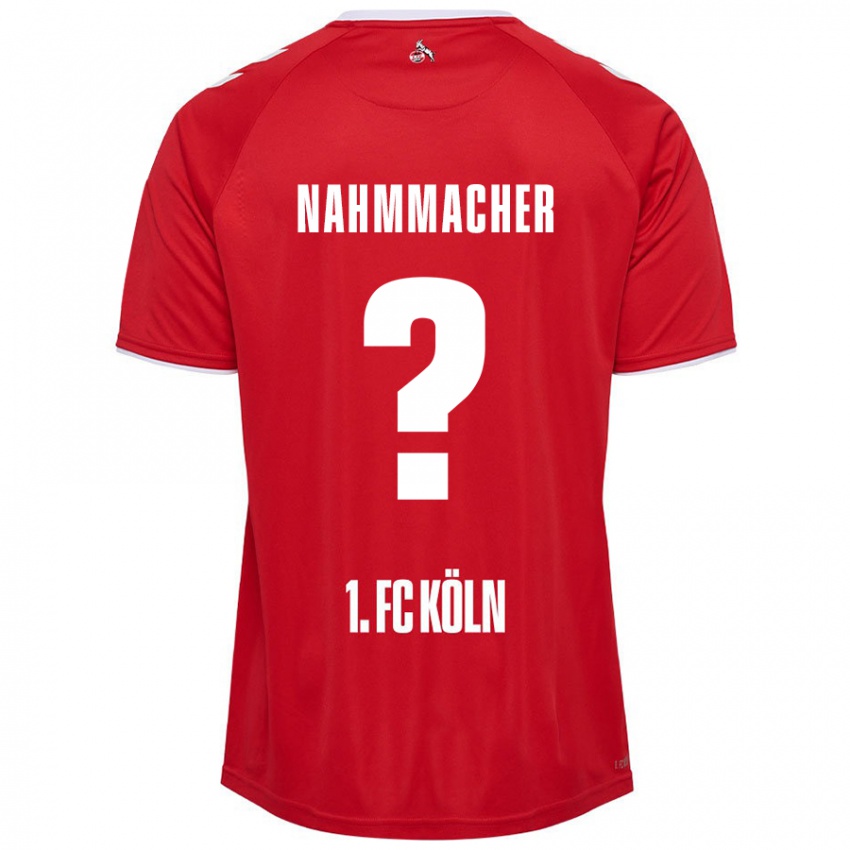 Niño Camiseta Emil Nahmmacher #0 Rojo Blanco 2ª Equipación 2024/25 La Camisa Argentina