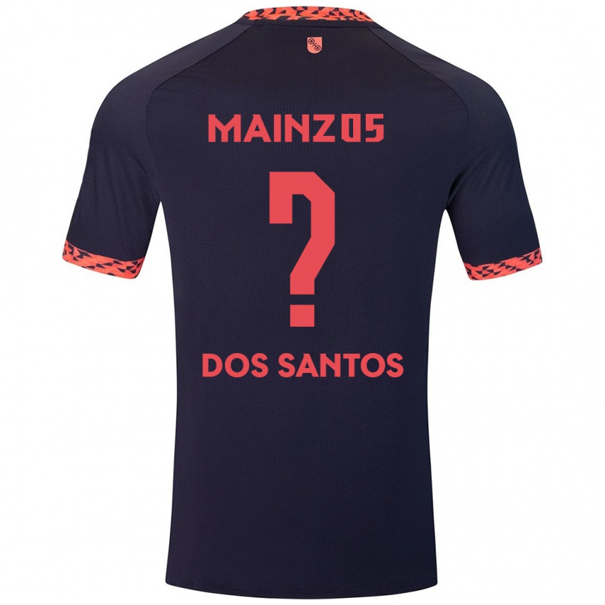 Niño Camiseta Alexandre Tavares Dos Santos #0 Azul Coral Rojo 2ª Equipación 2024/25 La Camisa Argentina