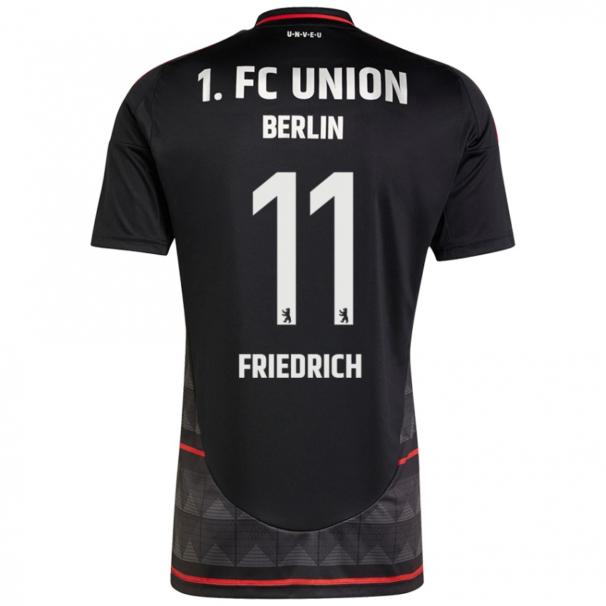 Niño Camiseta Julien Friedrich #11 Negro 2ª Equipación 2024/25 La Camisa Argentina