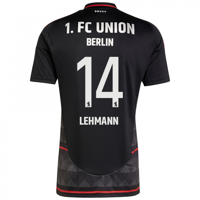 Niño Camiseta Noah Lehmann #14 Negro 2ª Equipación 2024/25 La Camisa Argentina