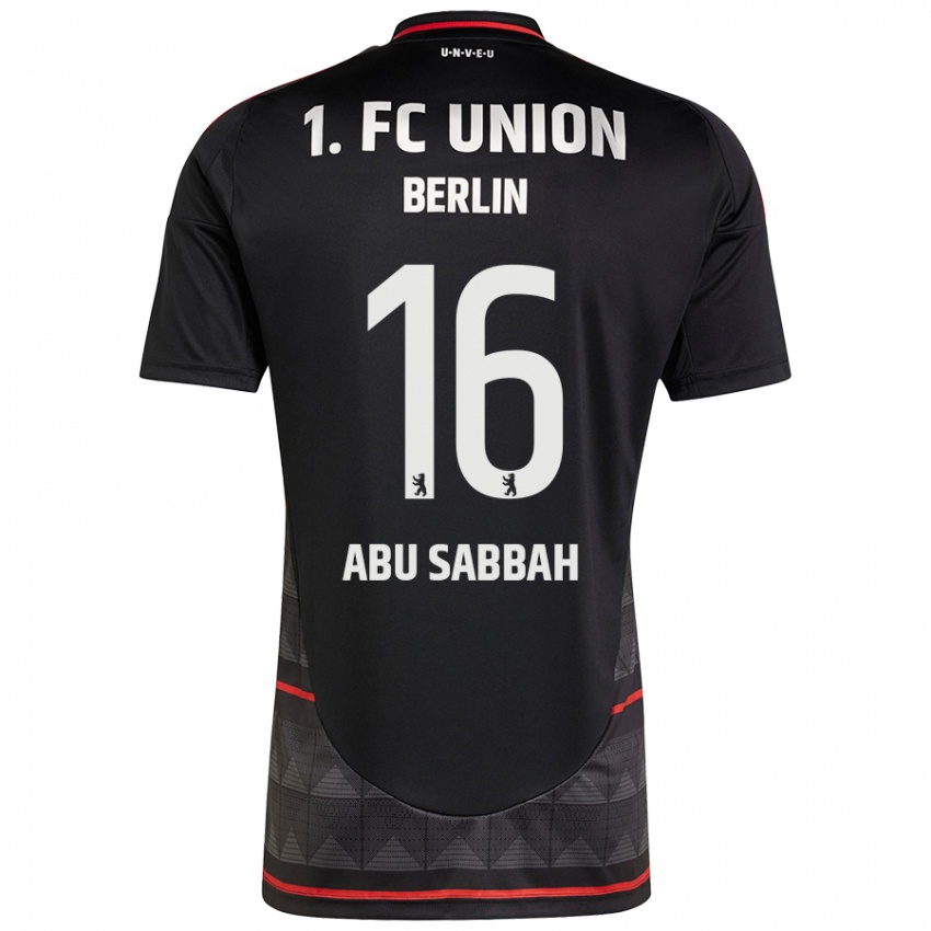 Niño Camiseta Sarah Abu Sabbah #16 Negro 2ª Equipación 2024/25 La Camisa Argentina