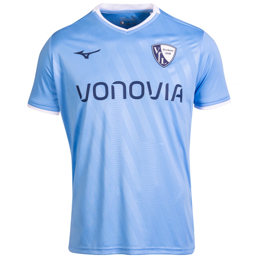 Niño Camiseta Alessandra Vogel #9 Azul Cielo 2ª Equipación 2024/25 La Camisa Argentina