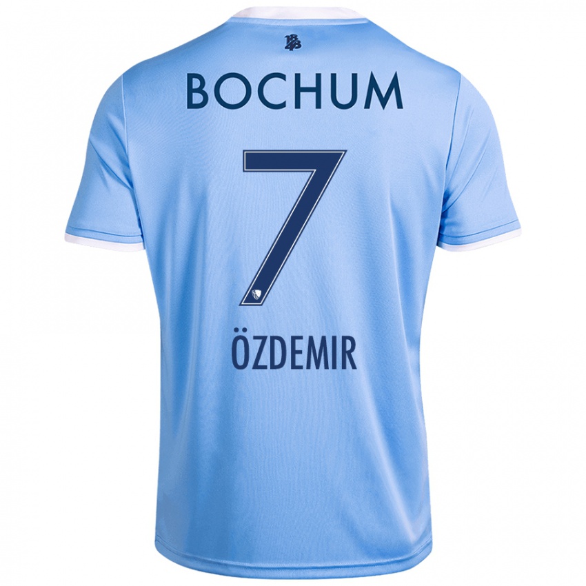 Niño Camiseta Tolga Özdemir #7 Azul Cielo 2ª Equipación 2024/25 La Camisa Argentina