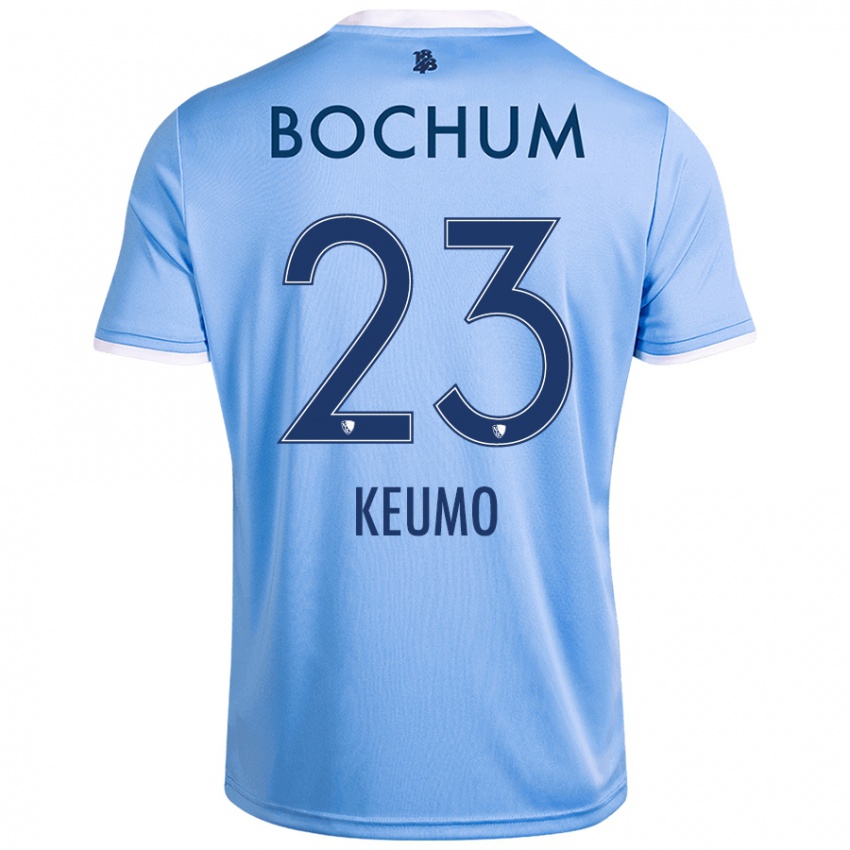 Niño Camiseta Owono-Darnell Keumo #23 Azul Cielo 2ª Equipación 2024/25 La Camisa Argentina