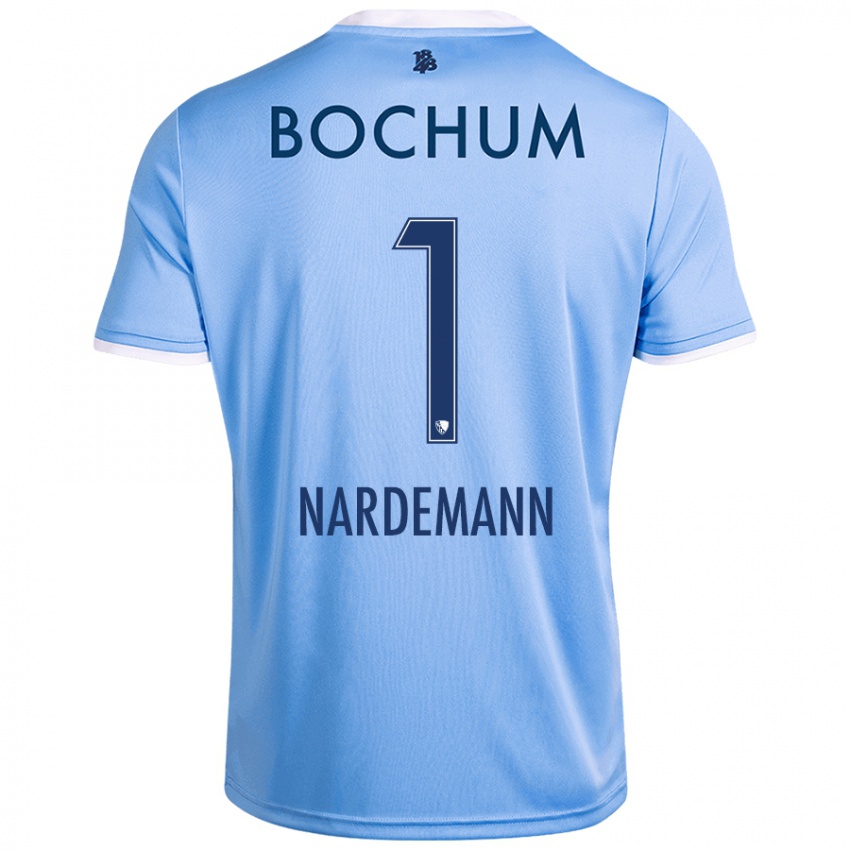 Niño Camiseta Kari Närdemann #1 Azul Cielo 2ª Equipación 2024/25 La Camisa Argentina