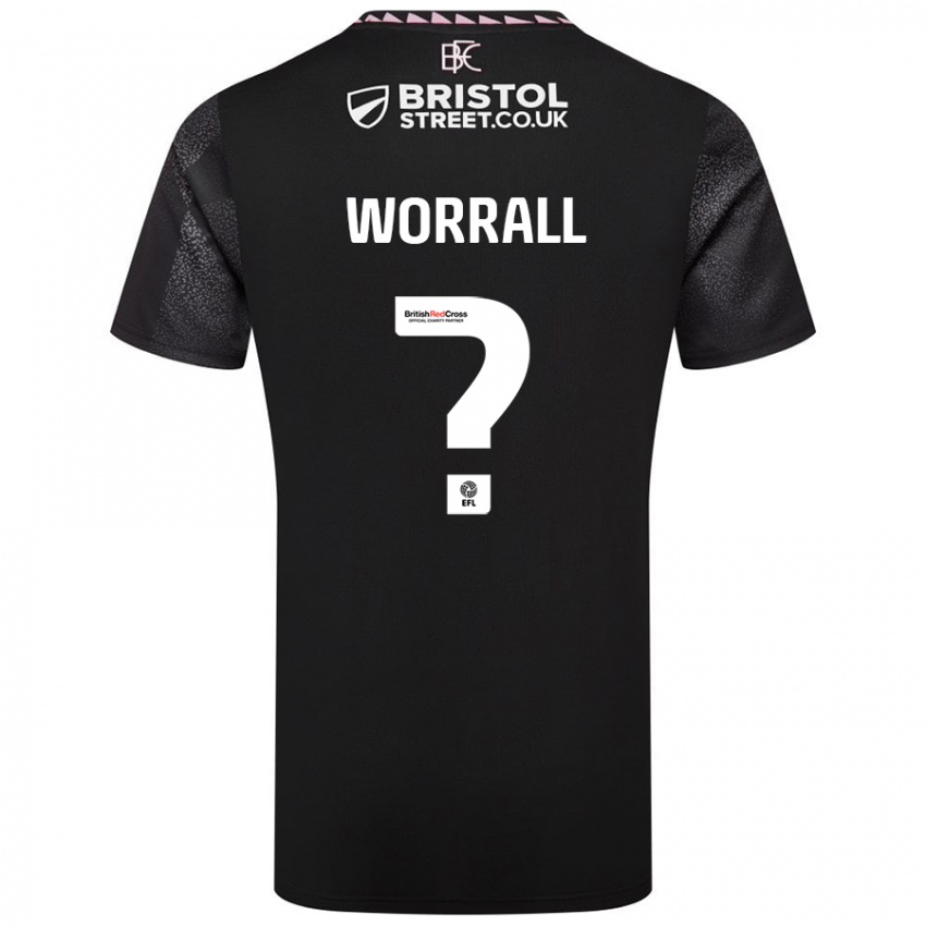 Niño Camiseta Joe Worrall #0 Negro 2ª Equipación 2024/25 La Camisa Argentina